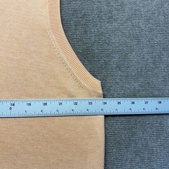 Peter Millar Sweater Vest Men XL V-Neck Silk Cashmere Blend Greensboro Golf Club - Picture 5 of 7